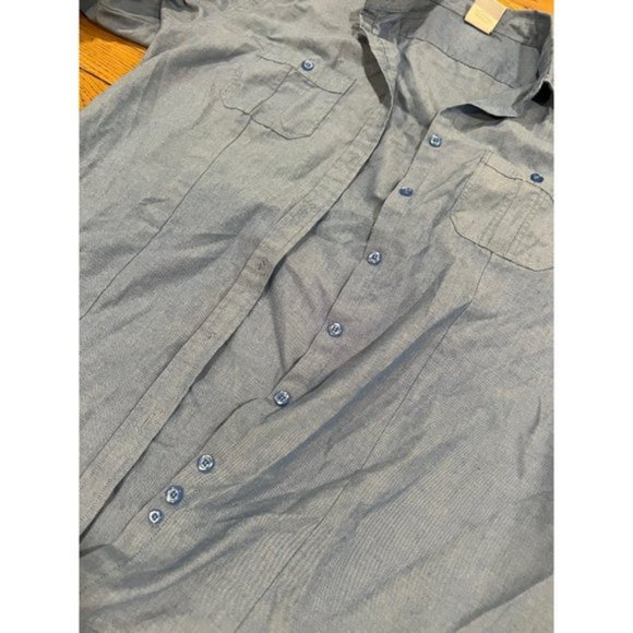 HPI Blue Button Up - Picture 2 of 3